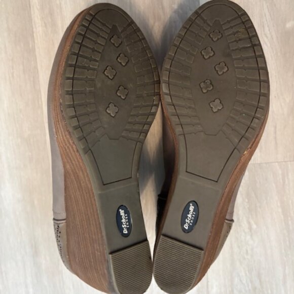 Dr. Scholls Taupe Harlow Wedge Booties size 11 - Picture 5 of 7